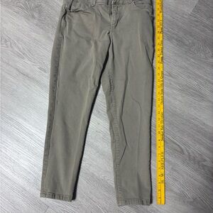 Democracy Skinny Pants in Olive Green